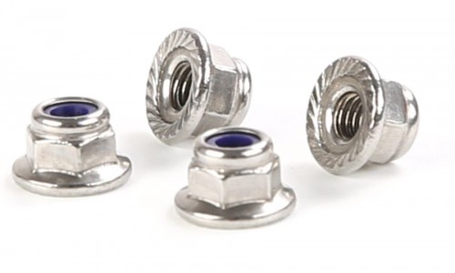Nylock Nuts Flanged M4 - 4Pcs │ Baha 10B
